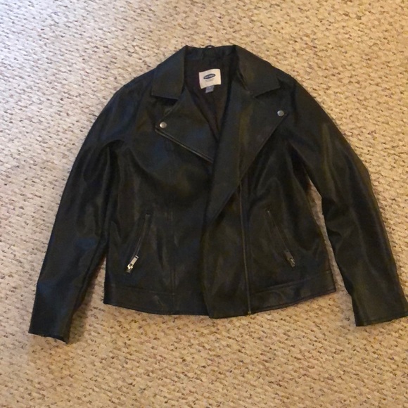Old Navy Jackets & Blazers - Faux leather moto jacket